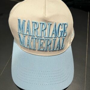 Bridemerch marriage material baseball cap